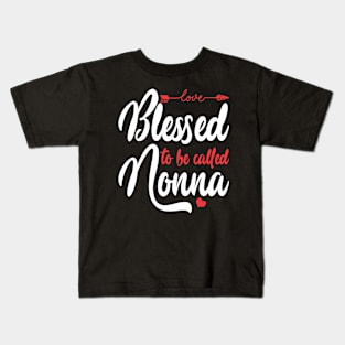 called nonna with heart Kids T-Shirt